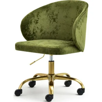 Jednací židle Otočná židle TITI MOVE - zelená / zlatá