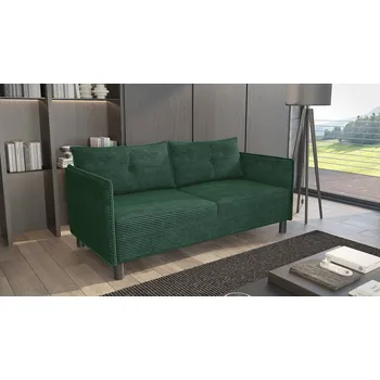 Pohovka Třímístná pohovka MAELLA - tmavě zelená