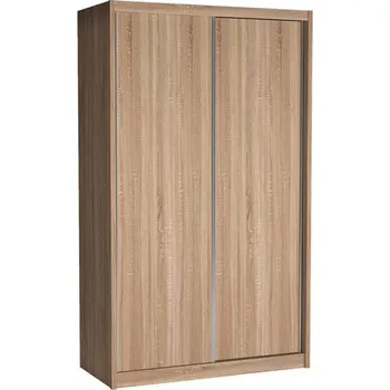 Šatní skříň Šatní skříň 143 cm s posuvnými dveřmi ANICA - dub sonoma
