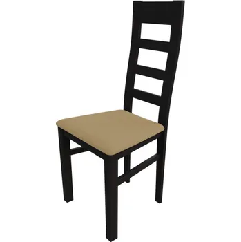 Jídelní židle Kuchyňská židle MOVILE 25 - wenge / béžová