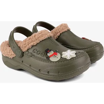 Chlapecká zimní obuv COQUI HUSKY Army Green/Beige + SET 298 26/27