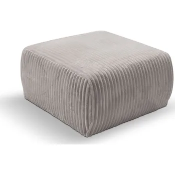 Taburet Čalouněná taburetka SUDBURY - popelavá