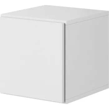 Policová skříň Závěsná skříňka s dvířky NORMANDIA 1 - bílá