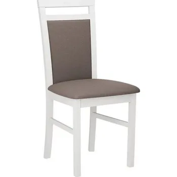 Jídelní židle Kuchyňská židle FRATONIA 3 - bílá / hnědá 1