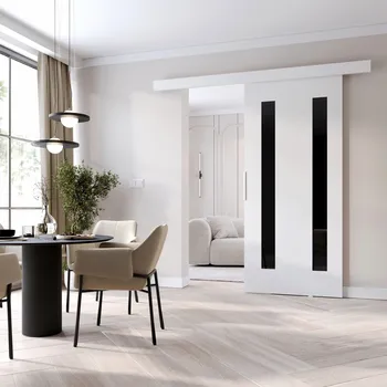 Interiérové dveře Posuvné dveře BARRET 8 - 106 cm, bílé