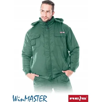 Pracovní oblečení REIS Ochranná zateplená pánská bunda KMO-PLUS, zelená, vel L