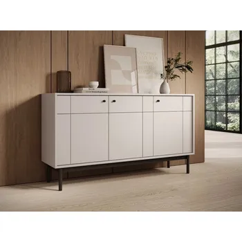 Komoda Třídvéřová komoda FIBI - kašmír