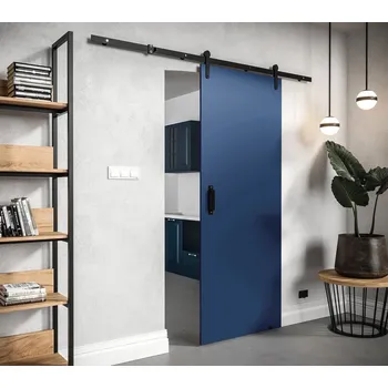 Interiérové dveře Posuvné dveře s kováním LEONTINA 1 - 90 cm, modré