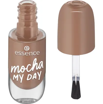 Přípravek na nehty Essence gelový lak na nehty 83 Mocha My Day 8 ml