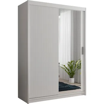 Šatní skříň Šatní skříň s policemi 150/62 TEDRA - bílá