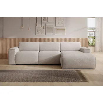 Sedací souprava Rohová sedací souprava OSKARA - béžová, pravý roh