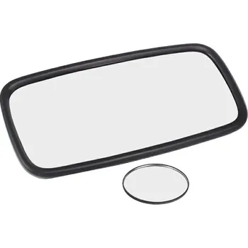 Auto zrcátko Zrcátko 365x190 mm s panoramatickým zrcátkem 100 mm