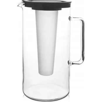 Džbán BOHEMIA CRISTAL černý 2L vložka na led plast