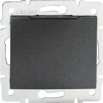 Elektrická zásuvka Nástěnná Elektrická Zásuvka Kanlux , šedá