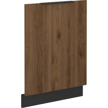 Kuchyňská skříňka Dvířka pro vestavnou myčku TOVA - 60x72 cm, ořech okapi / černé