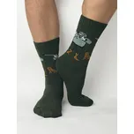 Pánské alpakové ponožky s myslivcem, VELIKOST 40 - 43