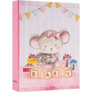 Fotoalbum Kapesní album na 36 fotografií 10x15 cm, dětské, růžové, motiv Baby, jako dárek