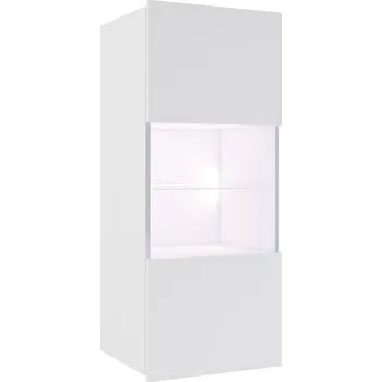 police Prosklená závěsná skřínka CONNOR - bílá