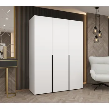 Šatní skříň Šatní skříň 150 cm BETULA - bílá / černá