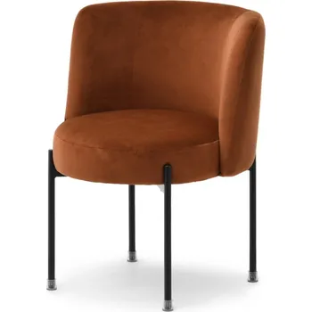 Jídelní židle Čalouněná jídelní židle LITKA - měděná / černá