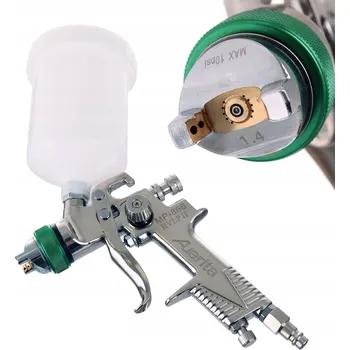 Stříkací pistole Stříkací pistole tryska 1,7 mm HVLP II pro lakování AUARITA 85-140 l/min