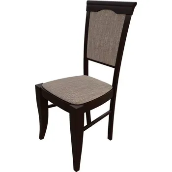 Jídelní židle Čalouněná jídelní židle MOVILE 1 - ořech / hnědá