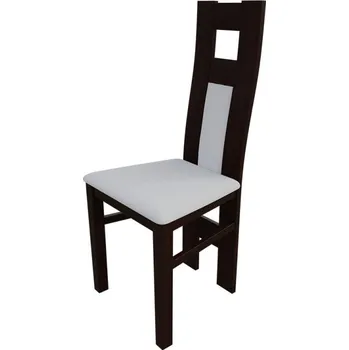 Jídelní židle Jídelní židle MOVILE 20 - ořech / bílá ekokůže