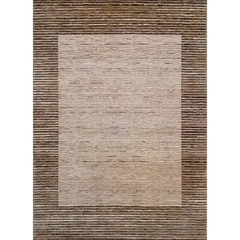 Koberec Obdélníkový kusový koberec 80x150 GALT 3 - béžový / hnědý