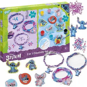 kreativní sada TOTUM Kreativní sada 2 v 1 – Náramky a přívěsky Disney Stitch Lilo a Stitch