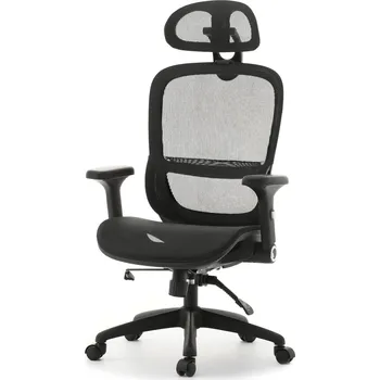 Jednací židle Otočná židle RIONA - černá