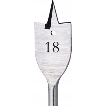 Vrták Vrták do dřeva plochý 18 mm, motýlkový, šestihranný, ocel uhlíková, 1 Ks.