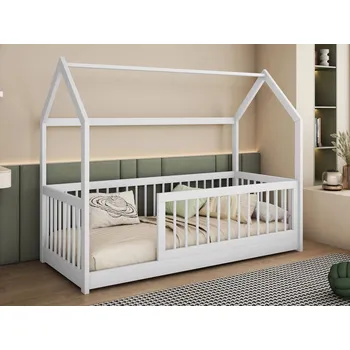 Dětská postel Dětská postel domeček 90x200 BALLARD - bílá