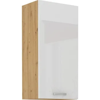 Kuchyňská linka Vysoká horní skříňka ADARA - šířka 50 cm, bílá / dub artisan