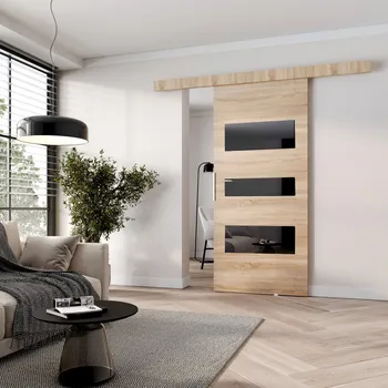 Interiérové dveře Interiérové dveře na stěnu BARRET 3 - 96 cm, dub sonoma