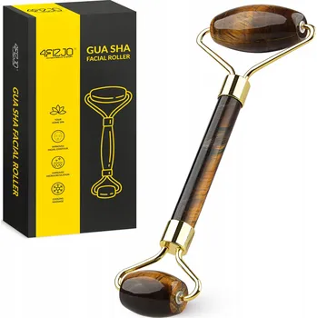 Masážní přístroj MASÁŽNÍ PŘÍSTROJ NA OBLIČEJ PŘÍRODNÍ KÁMEN GUA SHA PRO MASÁŽ TYGŘÍHO OKA