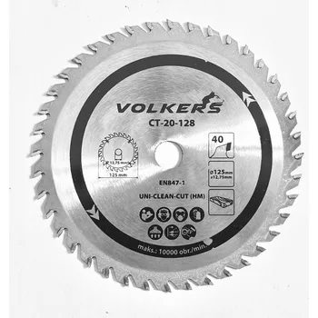 Vrták Kotouč na dřevo Volkers CT-20-128 125x12,75 mm