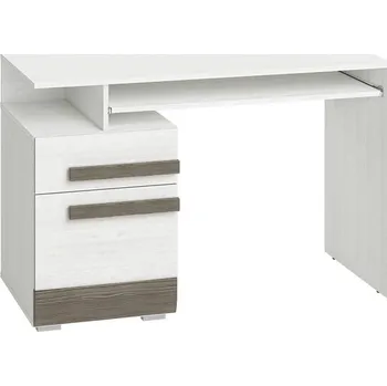 Psací stůl Psací stůl ILKO - bílá borovice / new grey