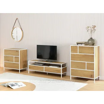 Obývací stěna Nábytek do obývacího pokoje MAIRA - dub / bílý