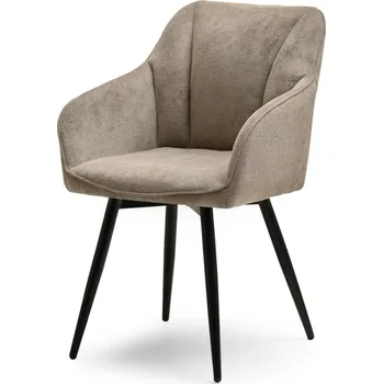 Jídelní židle Čalouněná jídelní židle MIRELVA - béžová / černá