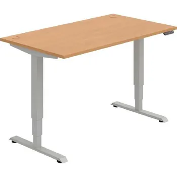 Kancelářský vozík HOBIS výškově stavitelný stůl MOTION RUN MSR 3M 1400, paměť.ovládání, buk + doprava zdarma