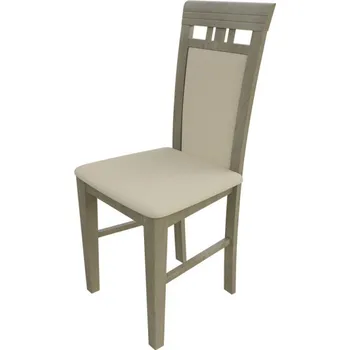 Jídelní židle Židle do kuchyně MOVILE 12 - dub sonoma / béžová ekokůže