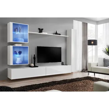 Obývací stěna Stěna do obývacího pokoje RIONATA 18 - bílá