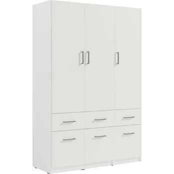 Šatní skříň Kombinovaná šatní skříň 136 CERETE 4 - bílá
