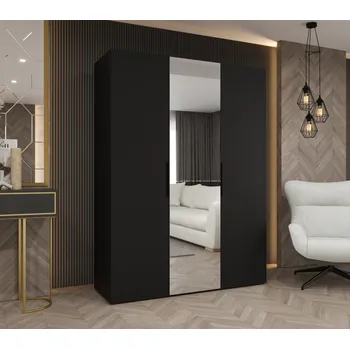 Šatní skříň Šatní skříň 150 cm KUBRA - černá