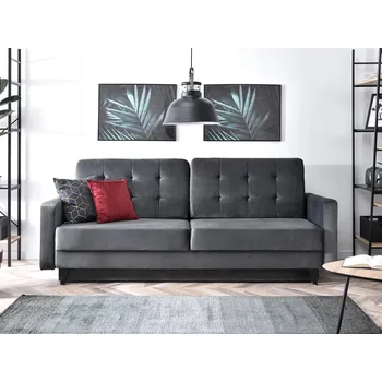 Pohovka Rozkládací pohovka IRSA - šedá / černá