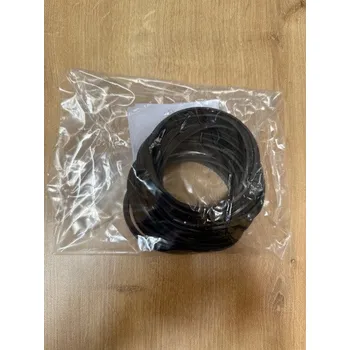 Kouřovod Těsnění silikonové pro peletové kouřovody - průměr 80 mm- černé - 200°C - balení 10 ks