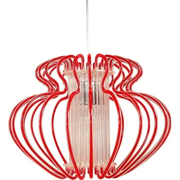 Designové závěsné osvětlení IMPERIA - 1xE27, 60W, 52cm, červené