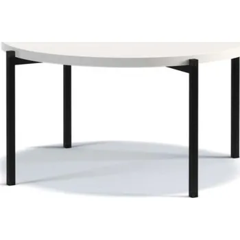 Konferenční stolek Kulatý konferenční stolek VILEM 1 - bílý lesk