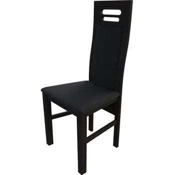 Jídelní židle Židle do jídelny MOVILE 40 - wenge / černá ekokůže