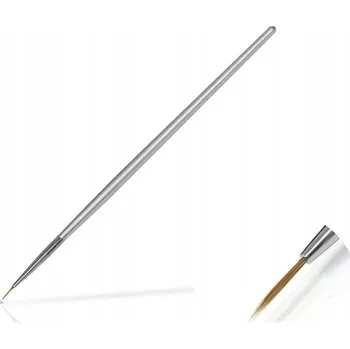 Kosmetický štětec Štětec na nehty Silcare ZD0-01C stříbrný